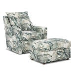 Aubrey - Pillow Back Swivel Chair - 2318 - Image 7