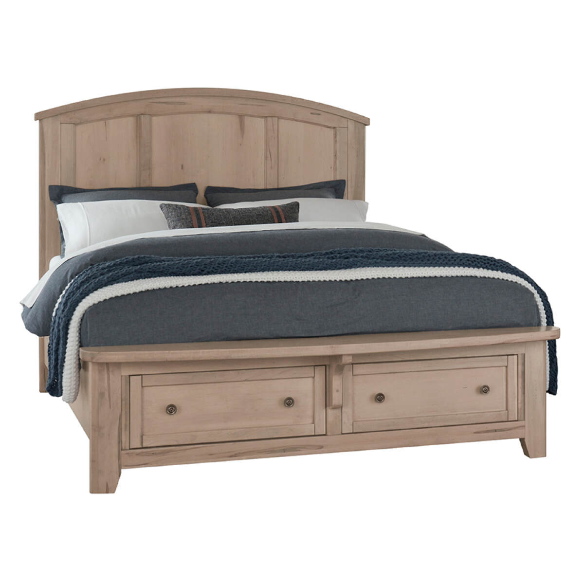 4cca9bd79ad5137792ce78af28aaea2a Woodbridge Arch Bed With Storage Footboard - 822-557-050B-502-555; 822-667-066B-502-666 - Image 1