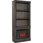 Churchill 74" Fireplace Display Case DR3472F12-GRY - Image 4
