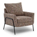 Morely - Modern Styled Chair - BLACK METAL - 1070BM - Image 9