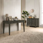 San Mateo 50" Writing Desk | Gray - Image 5