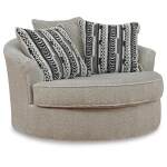 Calnita Oversized Swivel Accent Chair - Image 2