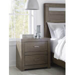Modern Loft 2 Drawer Nightstand IML-450-GRY-2 - Image 3
