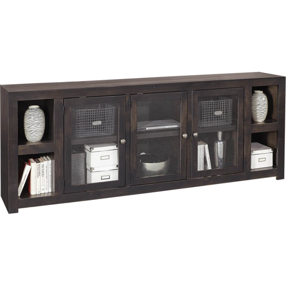 53a22c11de10cfccd65a416ba8a4d529 Avery Loft 84" Console W/ 3 Doors DY1263-GHT - Image 1