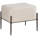 Caroline Shearling Natural Stool
