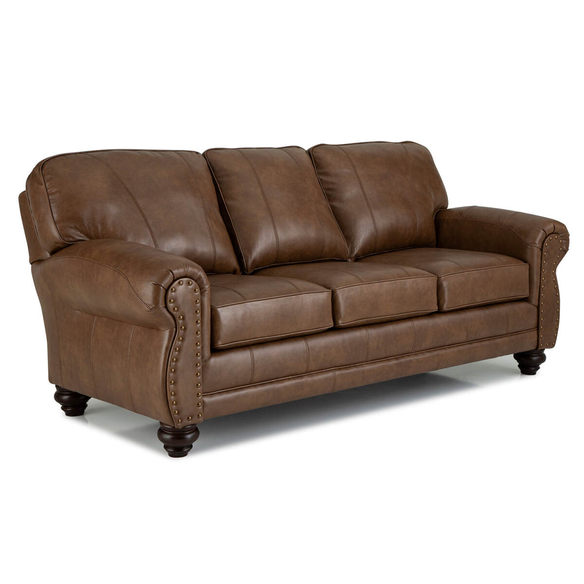 5680049a68a69f72cd51d5fb08dee67f Noble - Top-grain Leather Stationary Sofa - Espresso - S64ELU - Image 1
