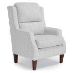 Sulton - Refined Wingback Chair, Tailored For Comfort - Dark Walnut - 4050DW