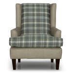 Sterling - Modern Wingback Chair - Dark Walnut - FS2130DWLFP - Image 9