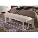 Lodge & Loft Uph Bench - Ivory Cream - 844-080I
