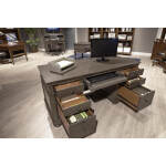 Oxford 66" Executive Desk - Image 8