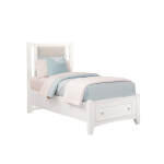 Bonanza Twin Upholstered Storage Bed 3/3 - Linen - BB29-331-031-033B-302-333