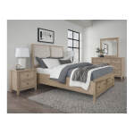 Woodbridge Upholstered Bed With Storage -grey - 822-551-052-050B-502-555; 822-661-062-066B-502-666 - Image 3