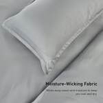 Performance® Duvet & Sham Set - Solid - Light Grey / King - Image 5