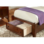 Bonanza Twin Mansion Storage Bed - Cherry Finish in Twin - BB28-338-033B-302-333 - Image 6