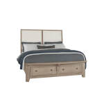 Woodbridge Upholstered Bed With Storage -white - 822-551-051-050B-502-555; 822-661-061-066B-502-666