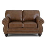 Noble - Leather Stationary Loveseat - Espresso - L64ELU - Image 3