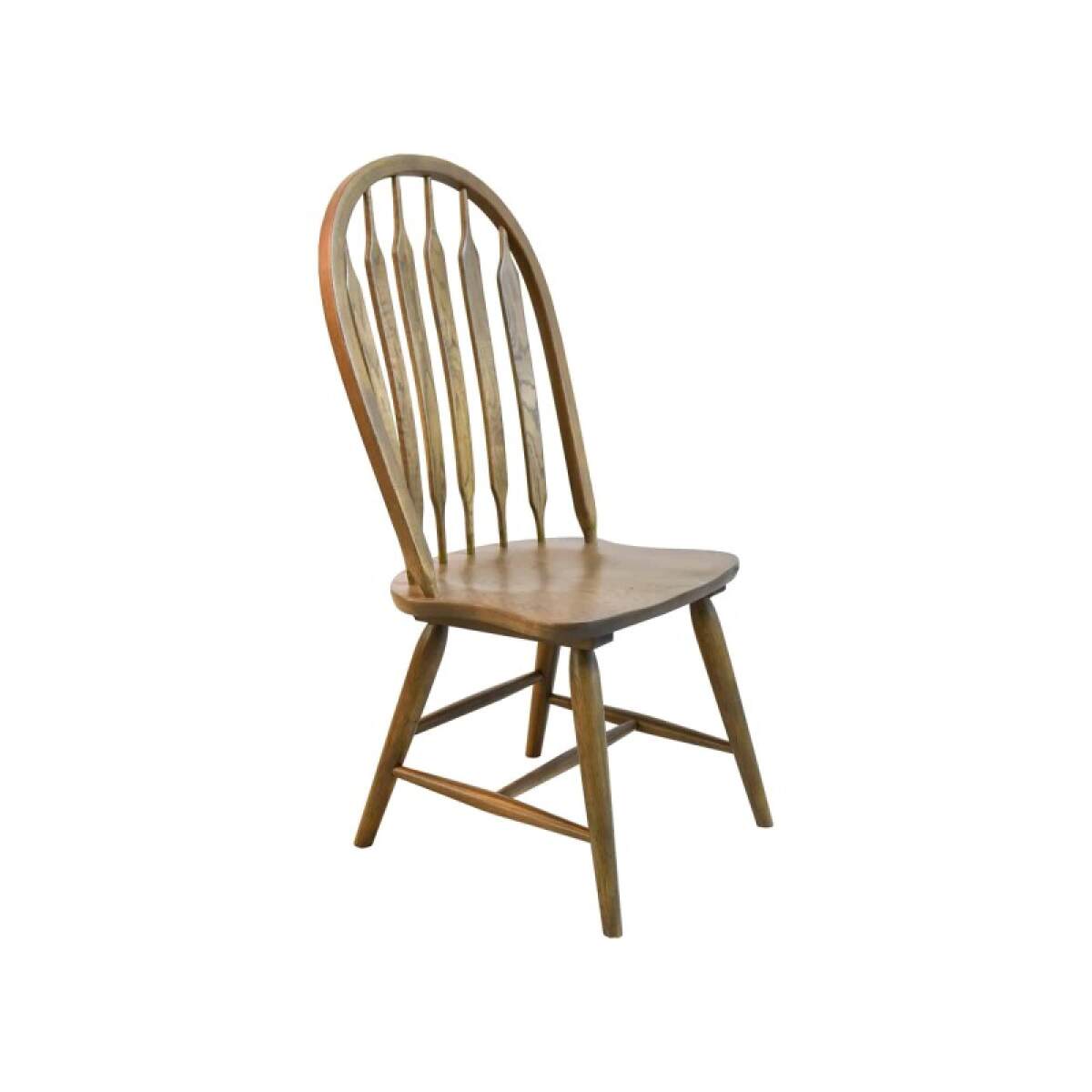 5b0f22fb237d33730530b7c3c9e33fd5 Colonial Oak Arrow Back Chair - Image 1