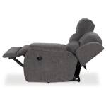 Roman Glass Right-Arm Facing Reclining Loveseat - Image 9