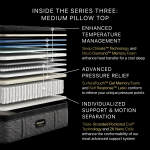 Carton Beautyrest Black Series Three 16.25" Medium Pillow Top Mattress -King - Image 3