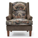 Andrea - Wing Back Chair - Dark Walnut - FS0170DWMFX2 - Image 9
