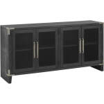 Quincy 66" Console W/ 4 Doors WDJ1240-BDL - Image 5