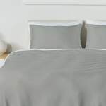 Performance® Duvet & Sham Set - Solid - Light Grey / King - Image 3