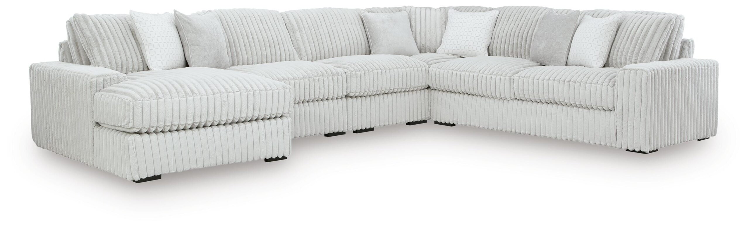 60b1b041929cd69b9247c8db104ae5ce Stupendous 5-Piece Sectional with Chaise - Image 1