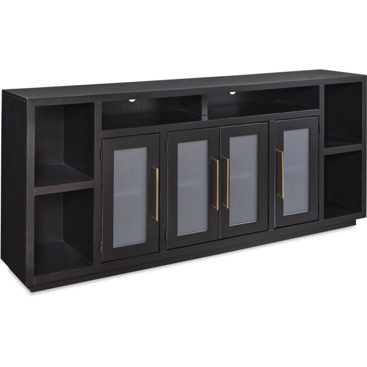 616265264442c87671224fd9521bb434 Perry 84" Console W/ 4 Doors MAA1260-BLK - Image 1