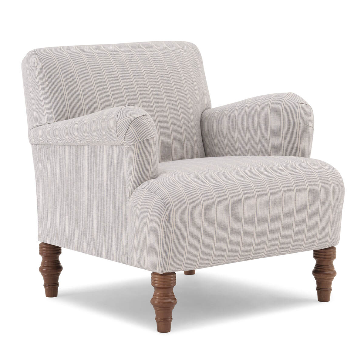 618de49658ea436f682e088e581610f2 Emerson - Small-scale Accent Chair - Personalized Southern Charm. - Dark Walnut - 7130DW - Image 1