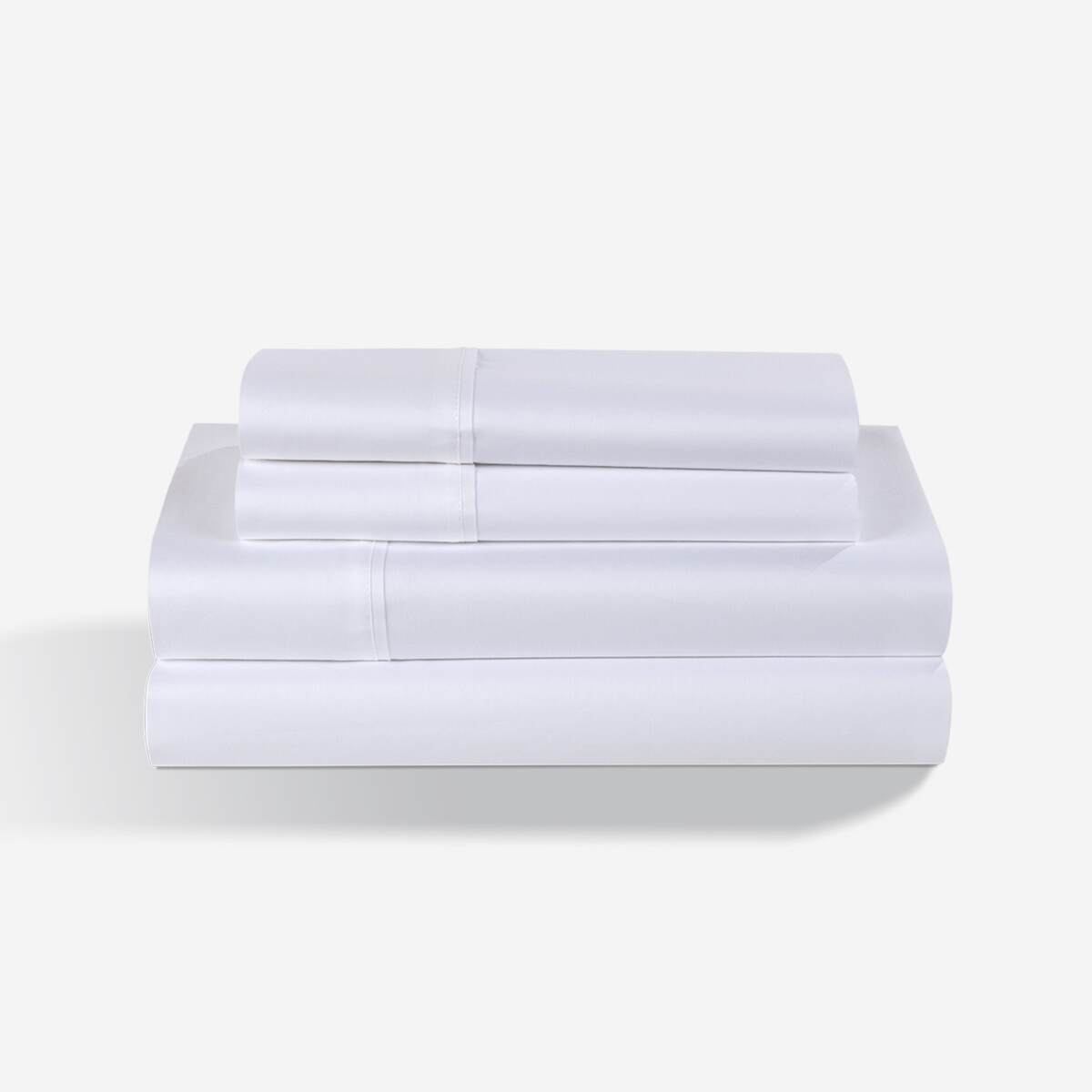 62300b4ba2d7f5e782de390ebdb5c098 Hyper-Cotton Performance® Sheet Set - White / Split King - Image 1
