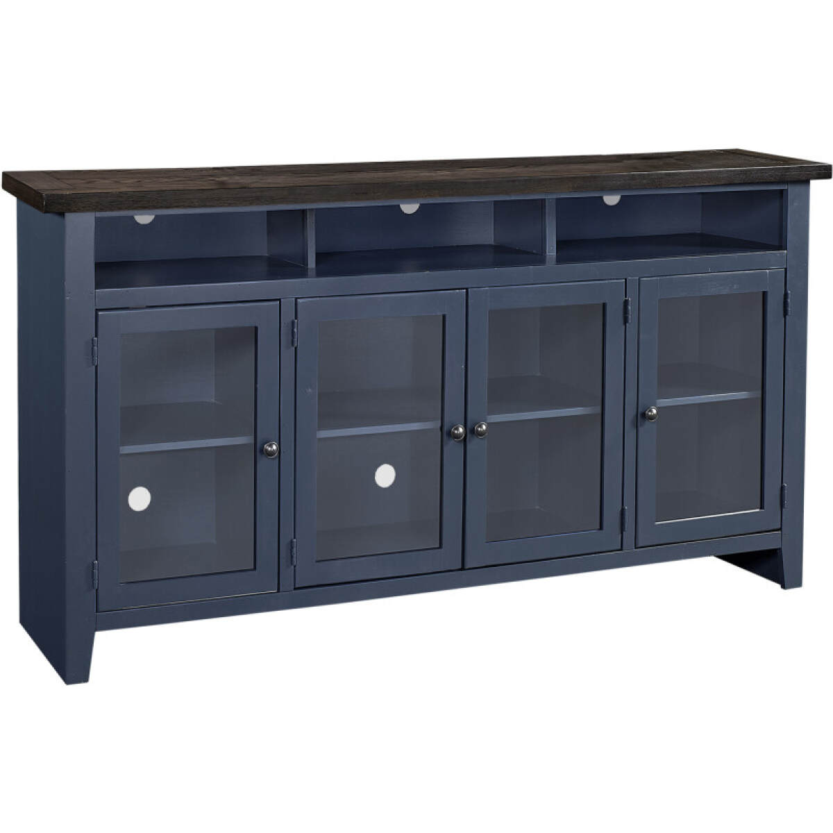 62987526d70b50efba1c364f0ed28342 Eastport 74" Highboy Console W/ 4 Doors - Image 1