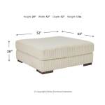 Lindyn Oversized Accent Ottoman - Image 6