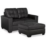 Barlin Mills Loveseat and Oversized Ottoman
