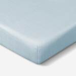 Hyper-Linen Performance® Crib Sheet - Baby Blue - Image 6