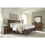 Cambridge Queen Sleigh Bed Hb - Image 4