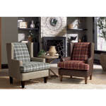 Sterling - Modern Wingback Chair - Dark Walnut - FS2130DWLFP - Image 7