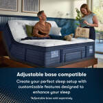 iComfortPro Kingston 14" Latex Foam Firm Mattress Low Profile Set -Queen - Image 10