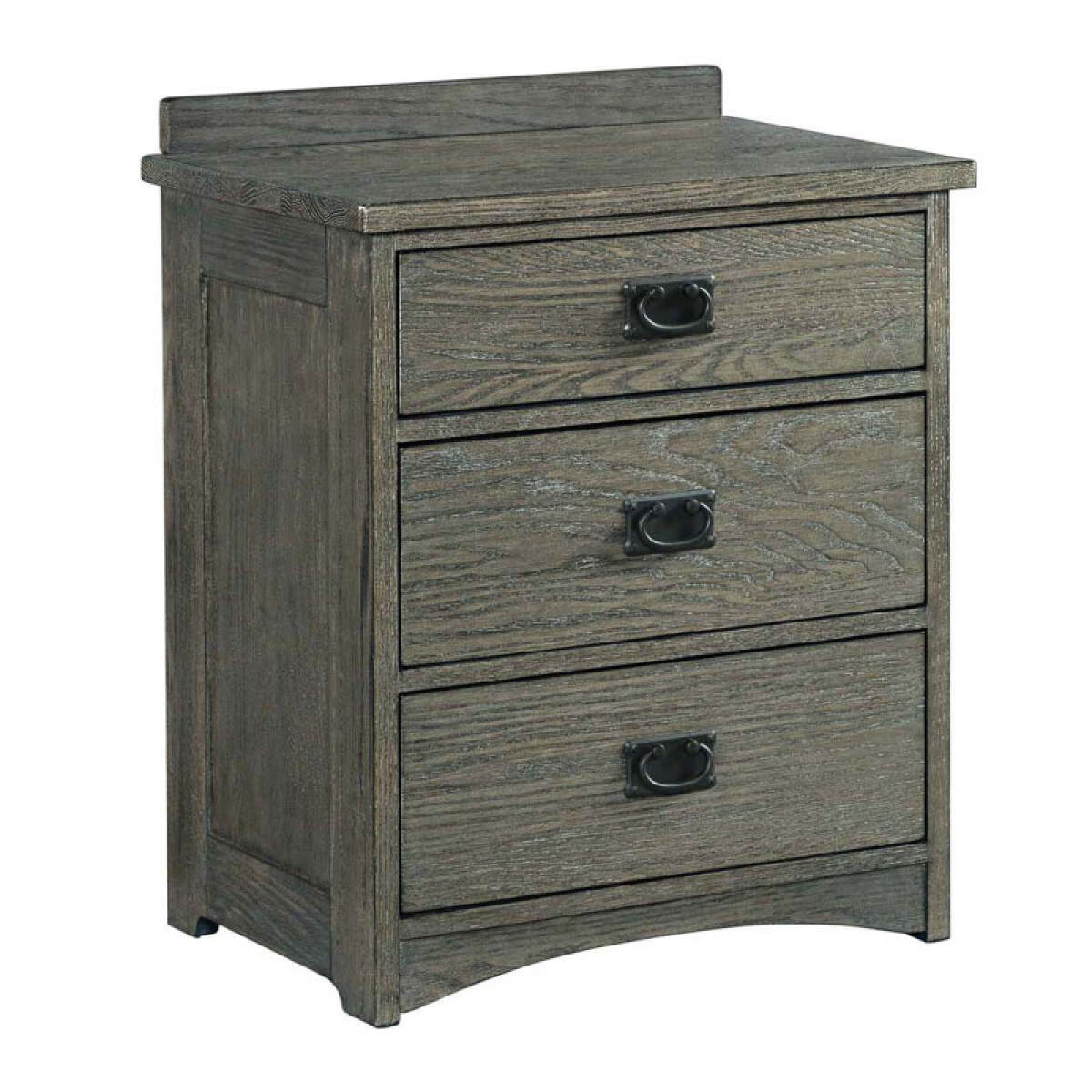 65794bd65d7a32f195d71ebe1f007e09 Oak Park Nightstand | Pewter - Image 1