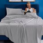 Hyper-Cotton Performance® Sheet Set - Light Grey / King - Image 4