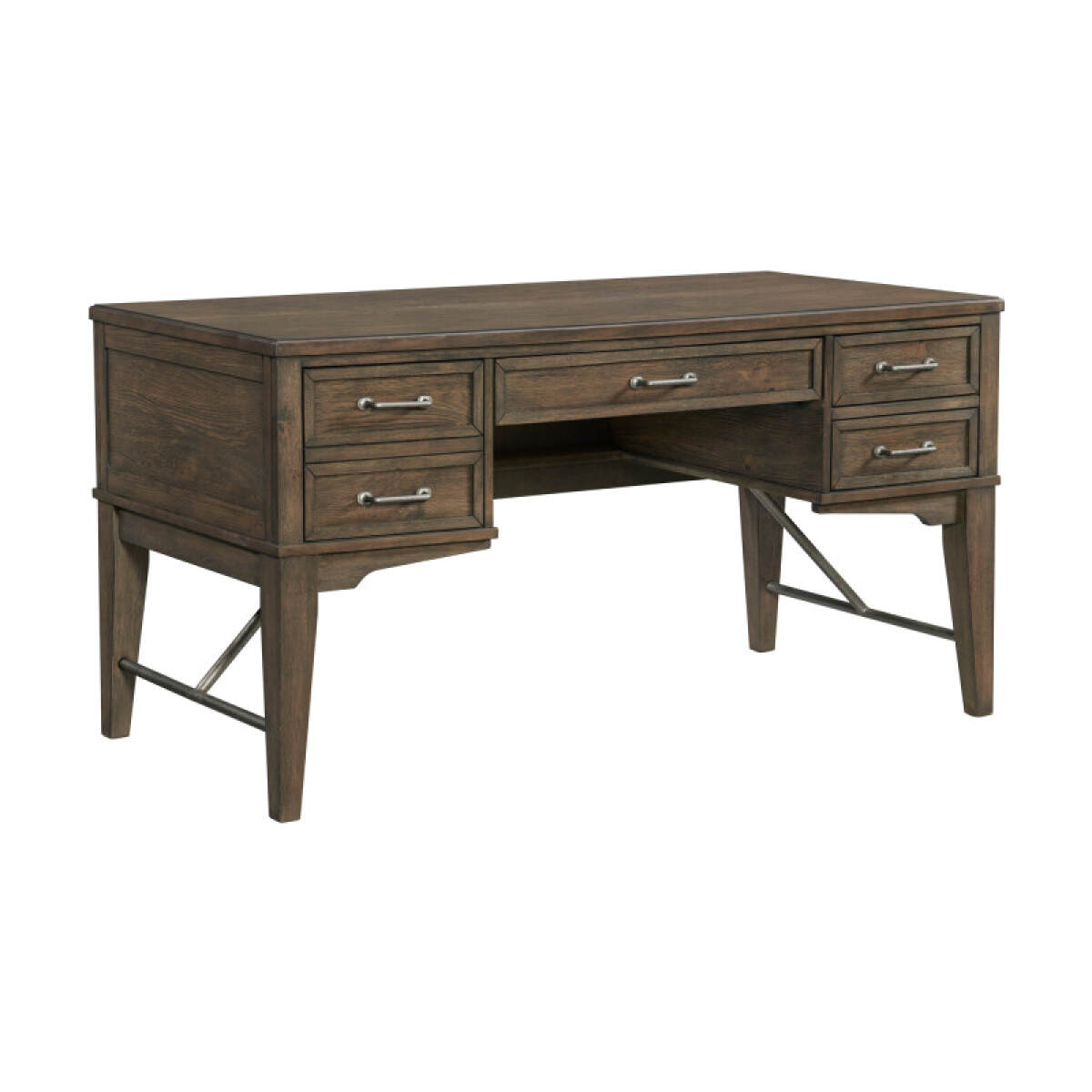 65bdb20169110f5e888d3821053eb53a Preston 58" Half Ped Desk - Image 1