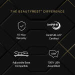 Beautyrest Black® Series Three 15" Hybrid Medium Mattress -Cal King Split - Image 5