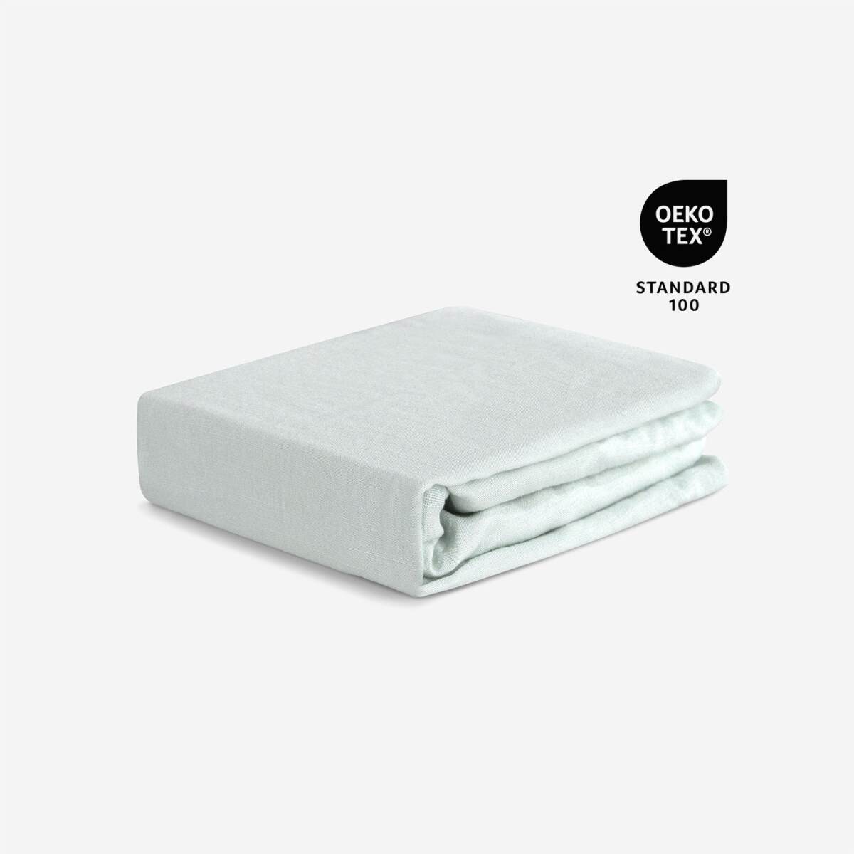 670ad15ea771ef5ba74775562099b06b Hyper-Linen Performance® Crib Sheet - Light Green - Image 1
