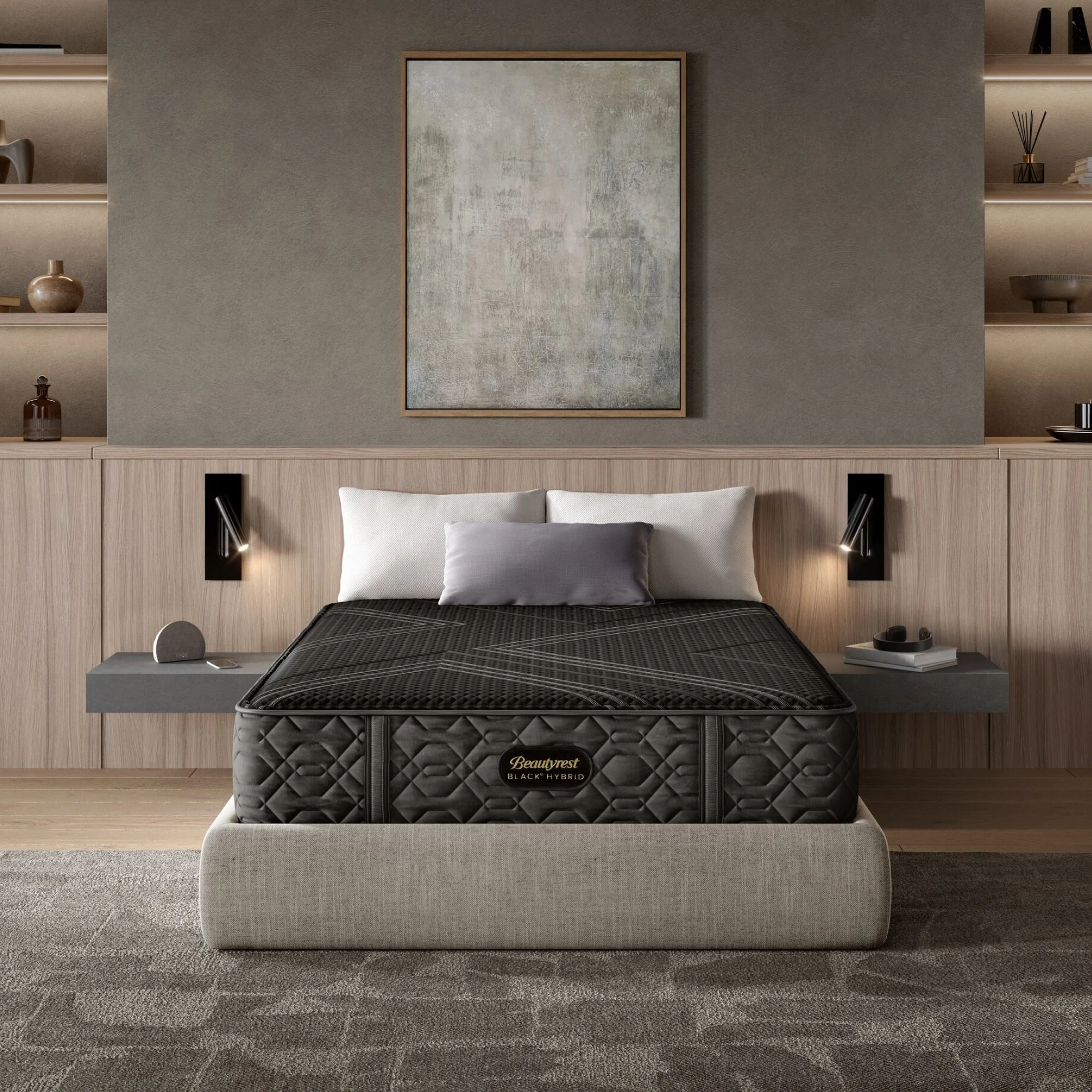 675a39fbbd31229f54fb242e15b3cea7 Beautyrest Black Hybrid - Series One Medium / Full - Image 1