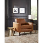 Trafton - Modern, Club Chair - Dark Walnut - C10DW - Image 18
