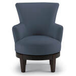 Justine - Modern Swivel Chair - Espresso - 2968E - Image 7