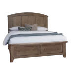 Woodbridge Arch Bed With Storage Footboard - 820-557-050B-502-555; 820-667-066B-502-666