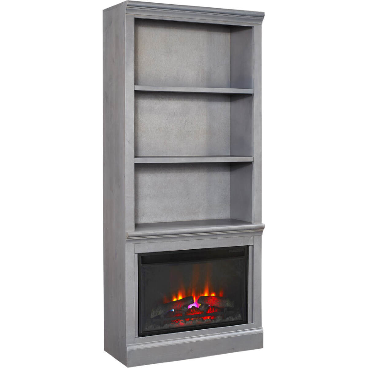 6a61c4b65feb3b3e02ee94671e2b0b0c Churchill 74" Fireplace Display Case - Image 1