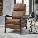 Ryberson - Modern High Leg Recliner - Dark Walnut - 3L00DW - Image 9