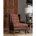 Sterling - Modern Wingback Chair - Dark Walnut - FS2130DWLFP - Image 6