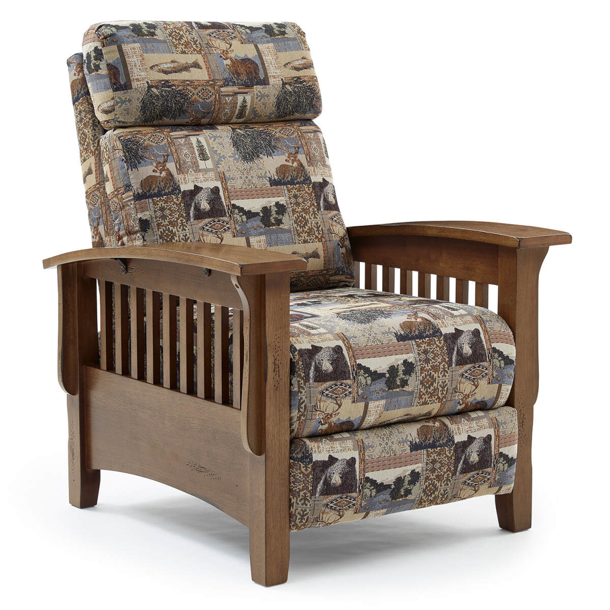 6e18d4493471d7d5149eb3cbae05ceb1 Tuscan - High Leg, Mission-style Recliner - FS2L20DP - Image 1